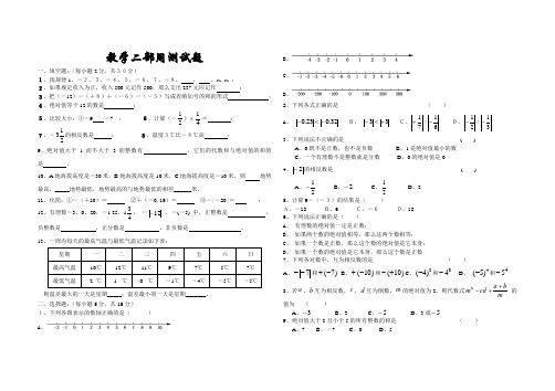 有理数周测5