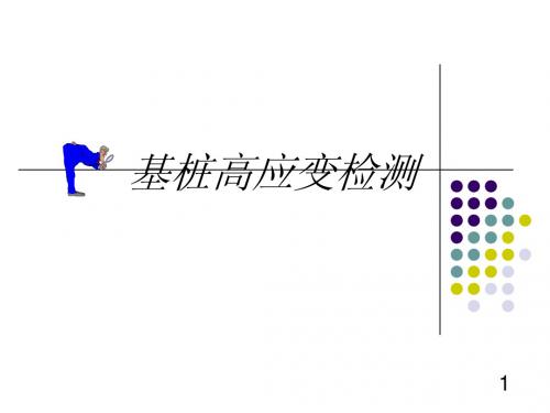 高应变检测培训
