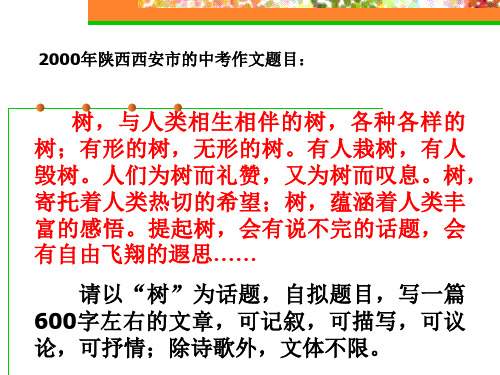 关于话题作文PPT课件