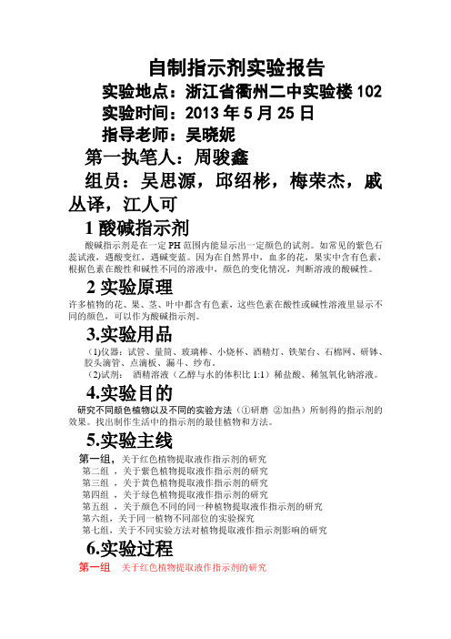 探究报告