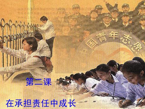 第二课--在承担责任中成长课件