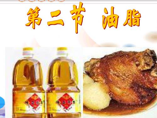【化学】1.2《重要的体内能源——油脂》课件(新人教版选修1)