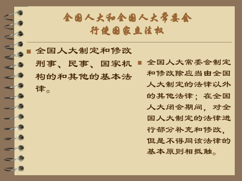 立法法重点考点