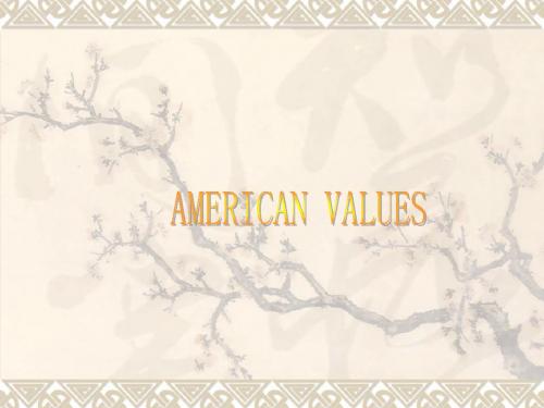 American values