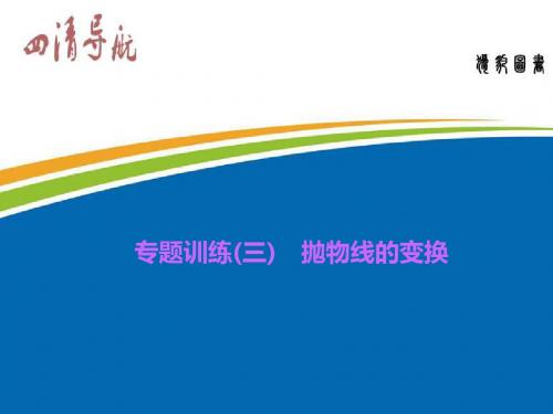 ()九年级数学上册(人教版)课件：专题训练(三) 抛物线的变换