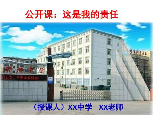 人民版道德与法治九年级公开课《这是我的责任》完整课件