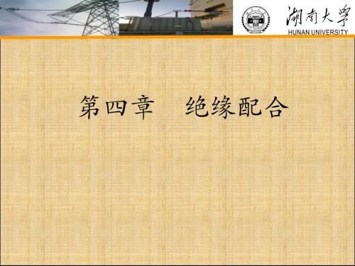 第四章-绝缘配合