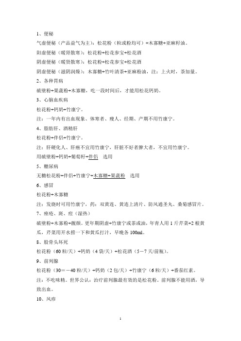 国珍松花粉产品搭配介绍疗效广告