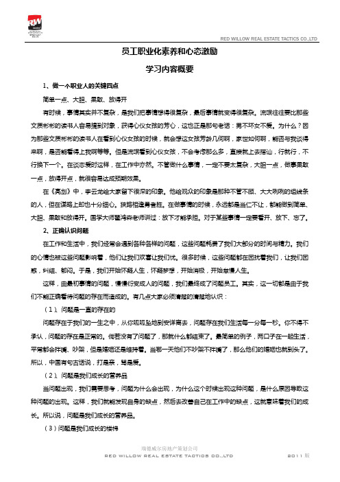 职业化素养学习资料
