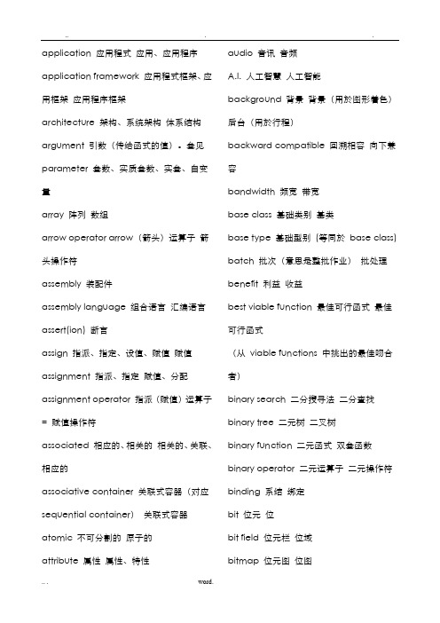 软件工程师,编程掌握的600个英语单词