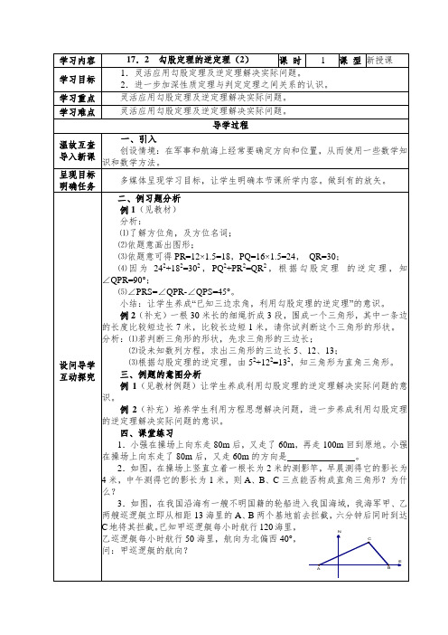 17.2  勾股定理的逆定理(2)