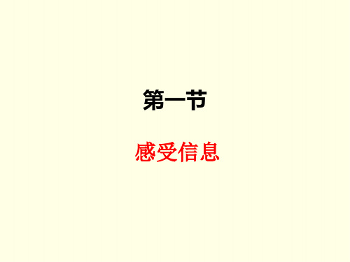 九年级下册物理课件(沪科版)感受信息