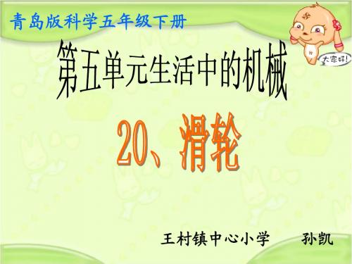 青岛版科学五年级下册《20课滑轮》-孙凯
