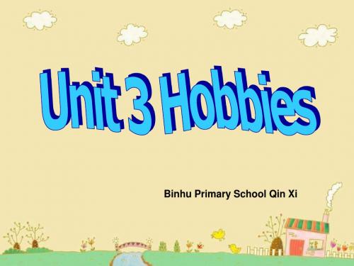 五年级英语下册Unit3课件