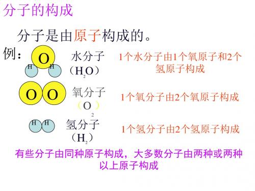 分子可以分成原子