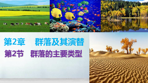 2019人教版高中生物选择性必修2课件  2.2群落的主要类型
