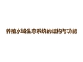 养殖水域生态系统的结构与功能