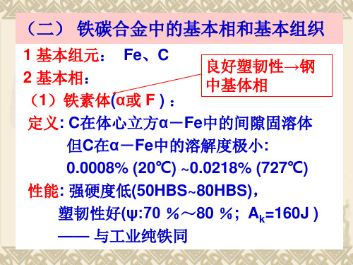 铁碳相图(1)讲解