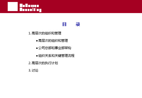 安达信组织策略介绍和讨论