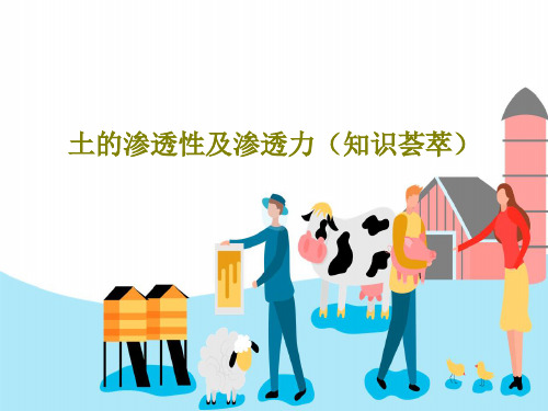 土的渗透性及渗透力(知识荟萃)34页PPT