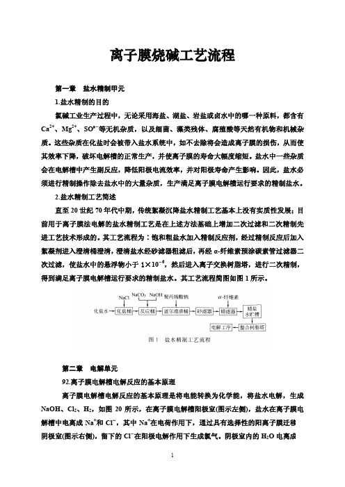 氯碱工程详解(复极式离子膜电解槽工艺)20120813