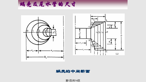 蜗壳及尾水管尺寸PPT课件