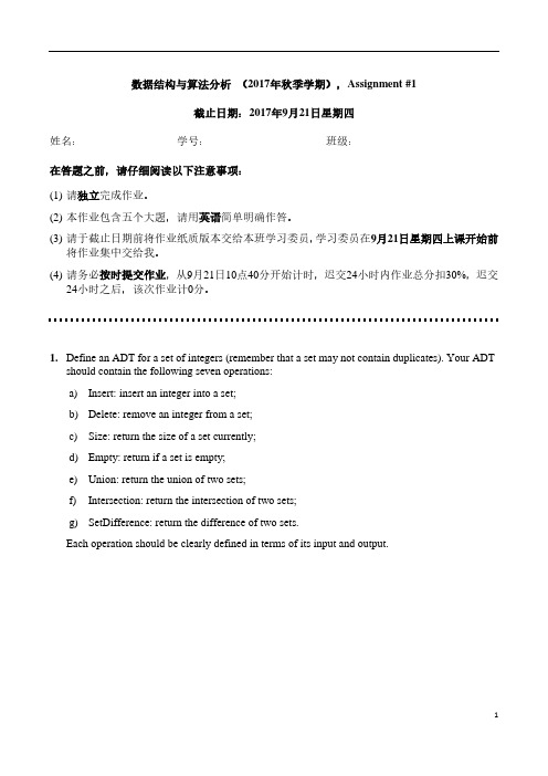 Assignment 1