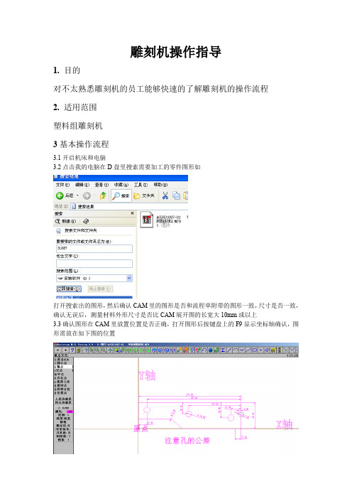 雕刻机的操作指导