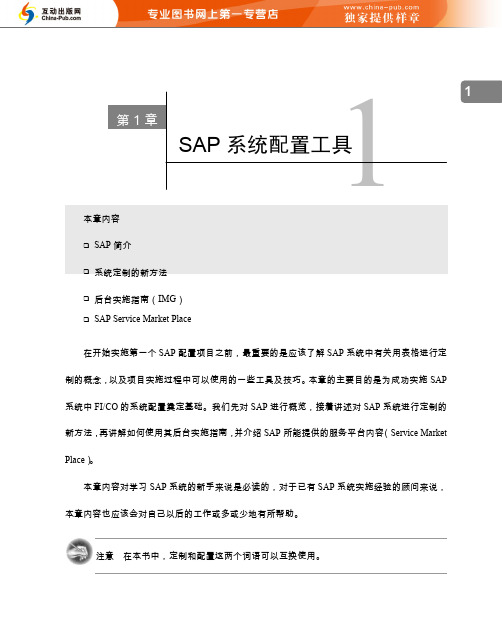 SAP ERP财务与控制模块配置---第一章