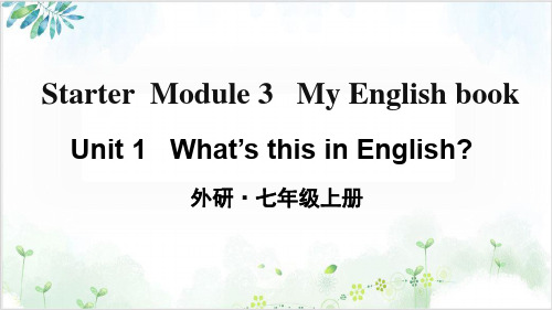 外研版七(上)英语StarterModuleUnitppt)PPT课件
