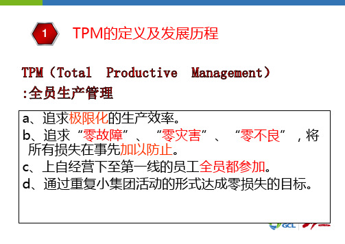 TPM的定义及发展历程概述