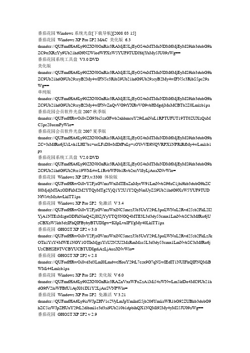 番茄花园Windows系统光盘