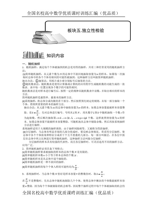 独立性检验