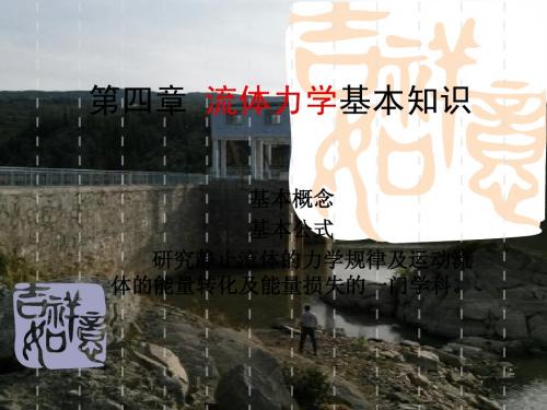 章 4  流体力学基本知识