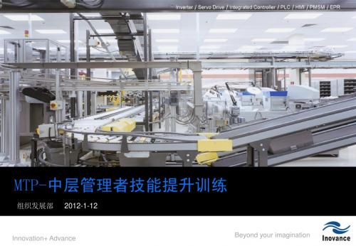 MTP—中层管理者技能提升训练 张习宁