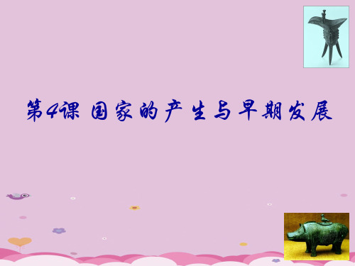国家的产生与早期发展ppt3 川教版