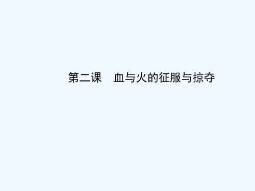 血与火的征服与掠夺 PPT课件