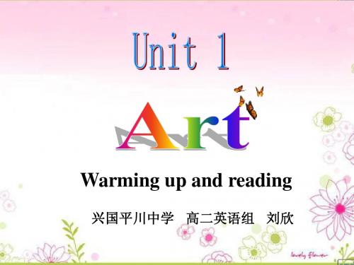 高中英语book6Unit1 warming up and reading