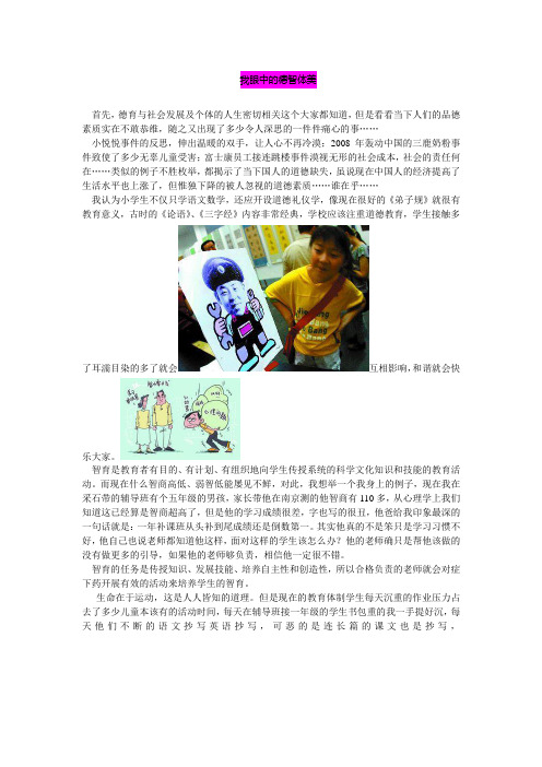 德智体美育