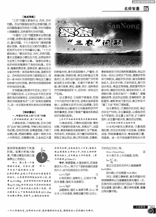聚焦“三农”问题