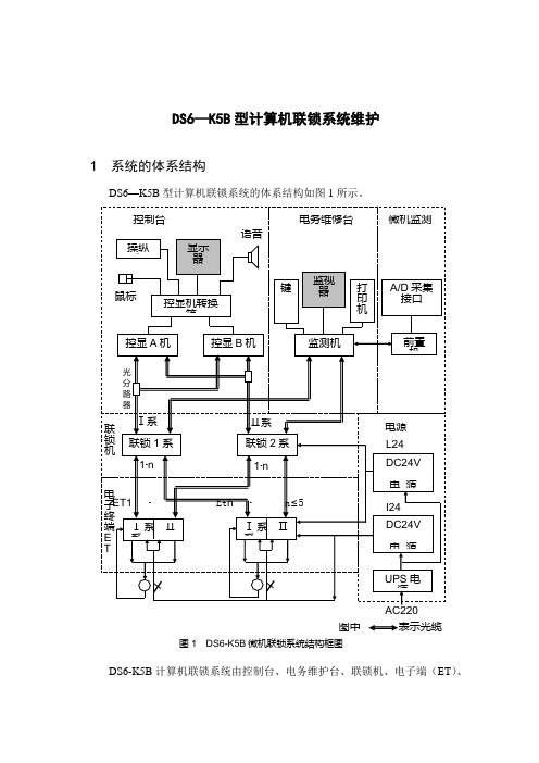 DS6-K5B型计算机联锁系统教案