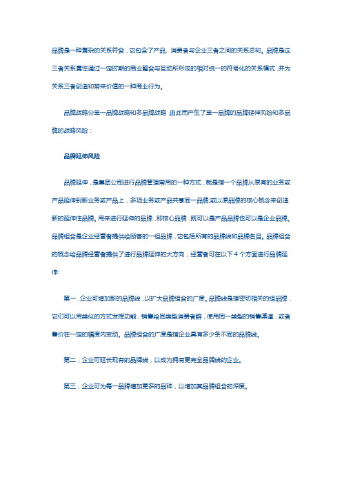 1-风险管理——品牌风险管理体系
