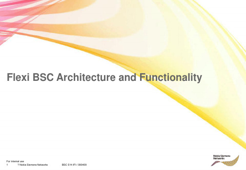 01 RNxxxx1EN14N00 Flexi BSC Architecture and Funct