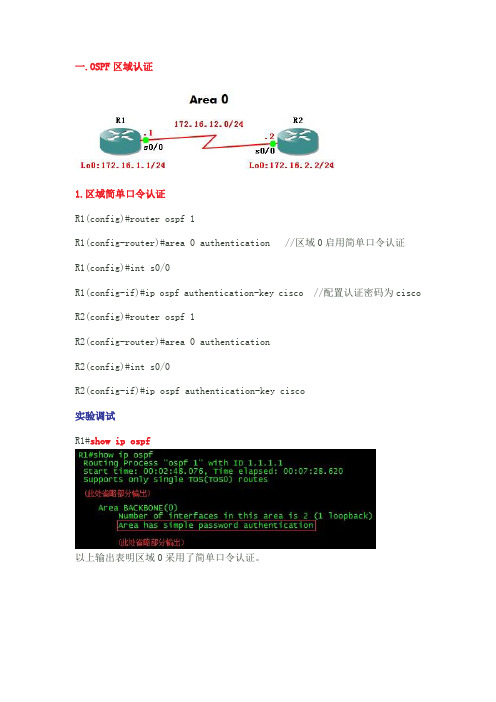 OSPF认证