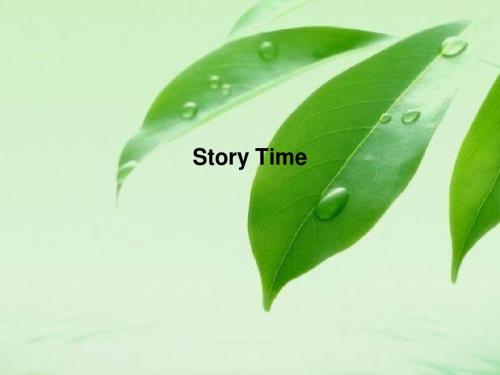 三年级下册英语课件-Story Time｜湘鲁版  (共15张PPT)