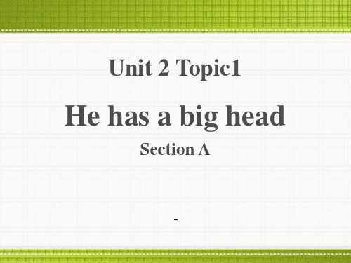 Unit2__Topic1__SectionA精品课件-精品课件