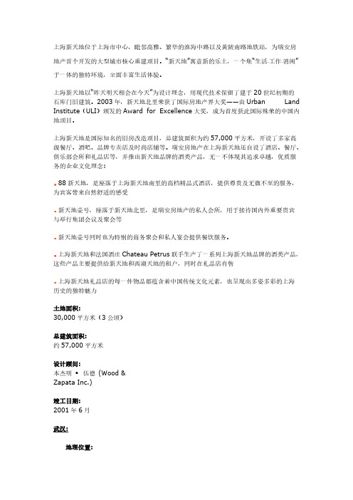 【VIP专享】新天地比较分析