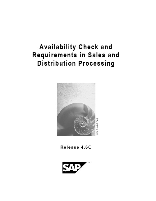 Availability check and Requirments in Sales Order