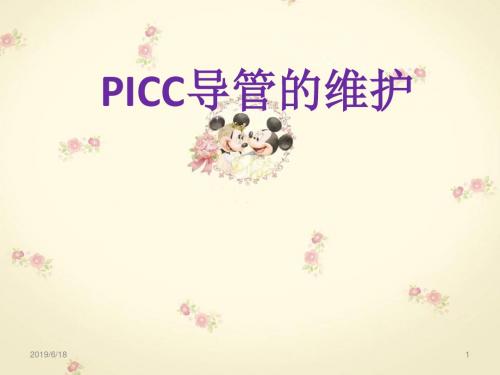PICC导管的维护医学PPT课件