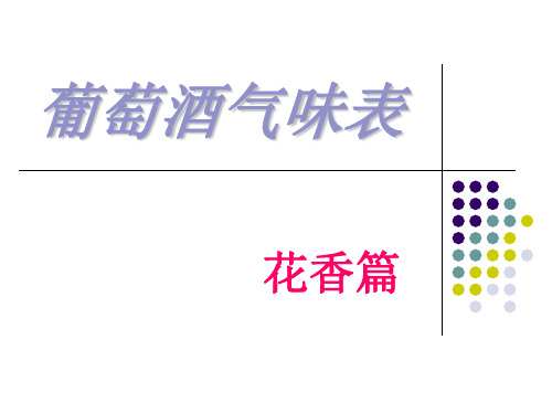 葡萄酒气味表